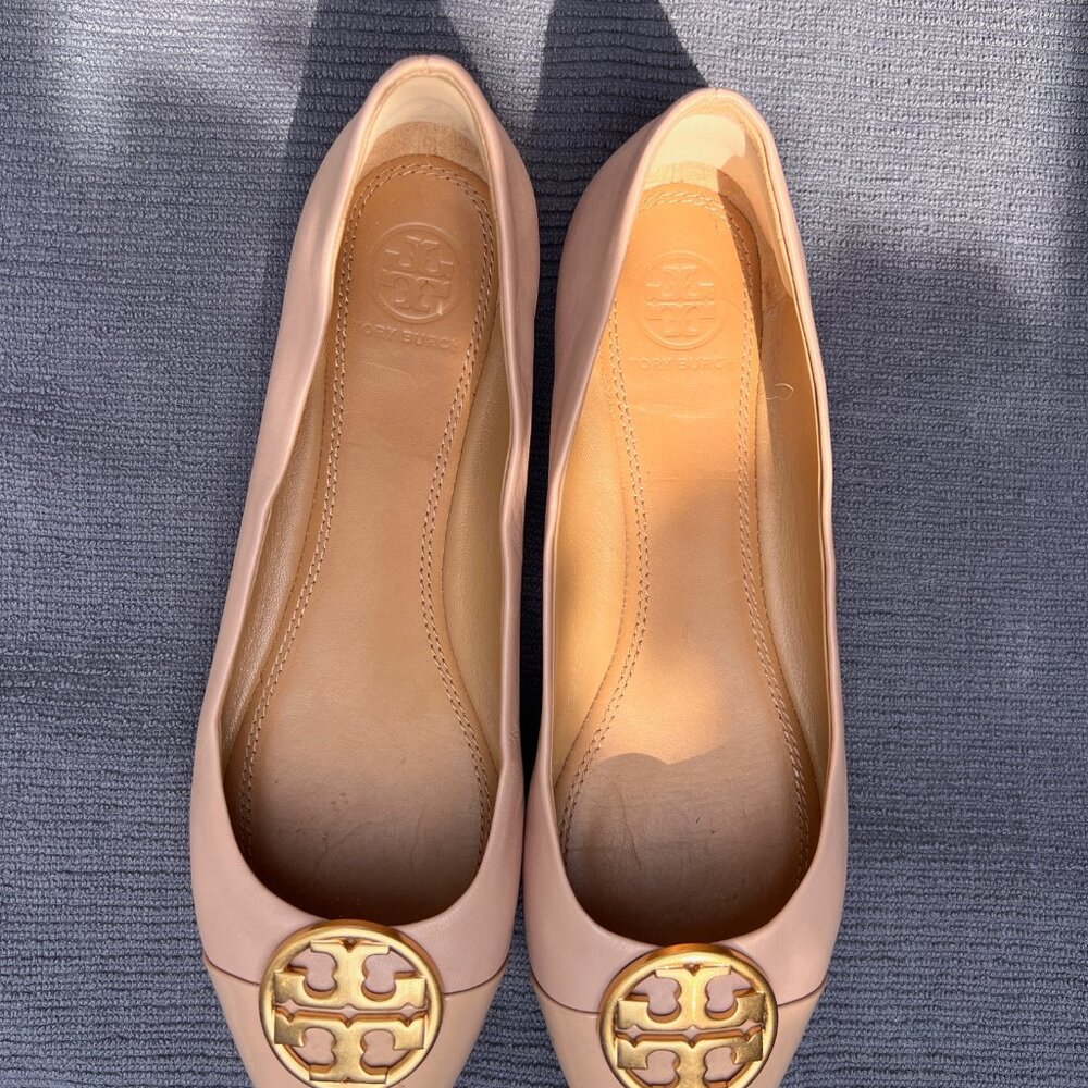 Tory Burch Chelsea Cap Toe Ballet Flat. Size 7.5 - Picture 3 of 7